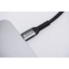 Kábel FORCELL F-ENERGY C263 USB-C na typ C QC4.0 PD 5A 240W Cafule 2 m čierny
