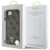 GUESS pre IPHONE 16e (SE 4 2025) s MagSafe GUHMPSE4P4TDPW (PU 4G RingTriangle Logo) hnedé