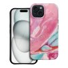 Kryt  F-PROTECT Mirage, Military Drop-Tested s MagSafe pre IPHONE 15 ružový mramor