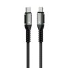 Kábel FORCELL F-ENERGY C259 USB-C na Lightning PD 3A 27W Cafule 0,5 m čierny