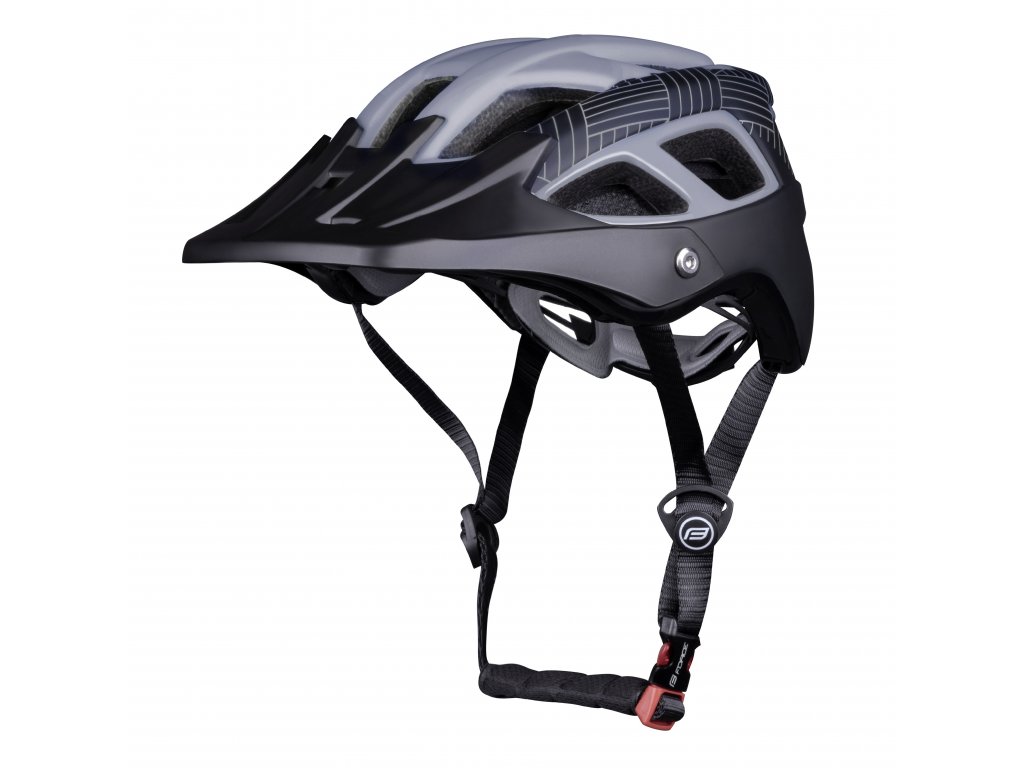 Cyklistická helma Force AVES MTB, šedo-černá matná | Cyklo obchod | Force  Shop Praha