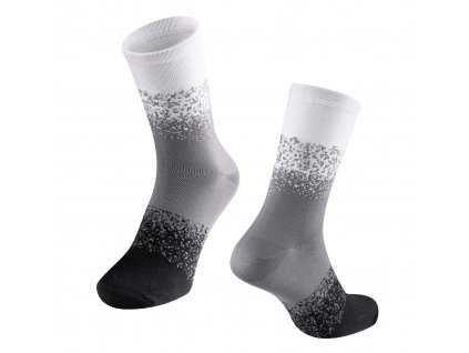 Ponožky Force ETHOS, bílo-černé S-M/36-41