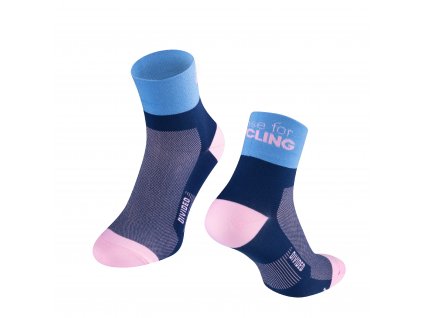 Ponožky Force DIVIDED, modro-fialové S-M/36-41