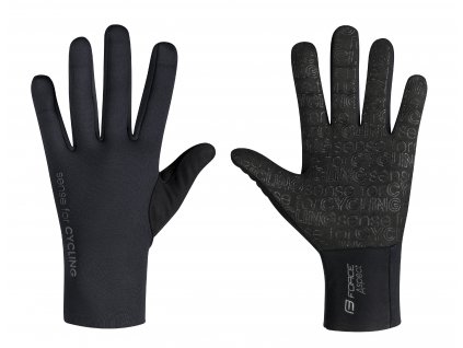 Rukavice Force ASPECT neopren, černé (Velikost L)