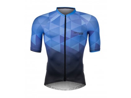 Dres Force GEM krátký rukáv, modrý