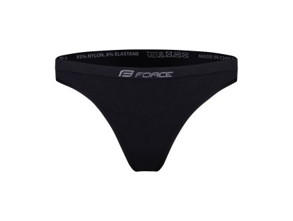 Dámské spodní prádlo-tanga 3 pack, černé XL-XXL (Velikost XXL)