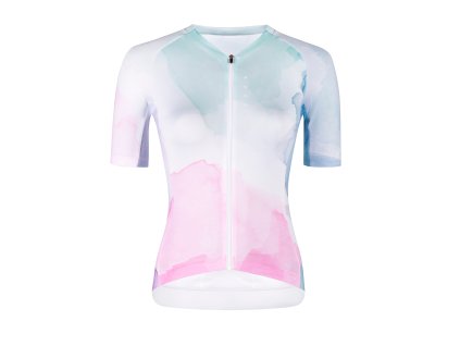 Dres Force SPLASH LADY kr. rukáv, růžovo-modrý