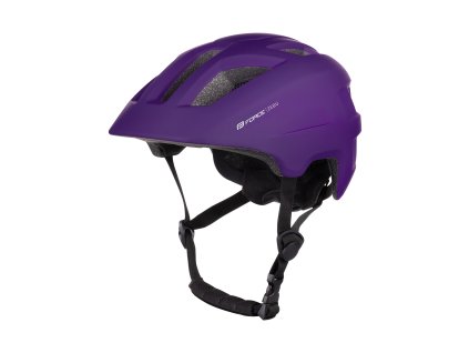 Přilba Force ZEBU s blikačkou, fialová (Velikost XS-S)