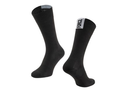 Ponožky Force SECTOR, černé (Velikost S-M)