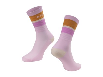 Ponožky Force STRIPE dlouhé, fialové (Velikost S-M)