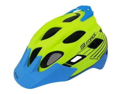 Přilba Force RAPTOR MTB fluo-modrá S - M