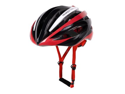 Přilba Force ROAD, černo-červeno-bílá (Velikost S-M)