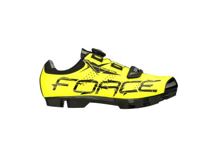 Cyklistické MTB tretry Force CRYSTAL, fluo