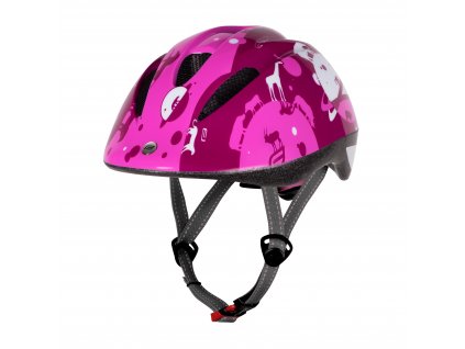 Přilba Force FUN PLANETS dětská růžovo-bílá (Velikost S)
