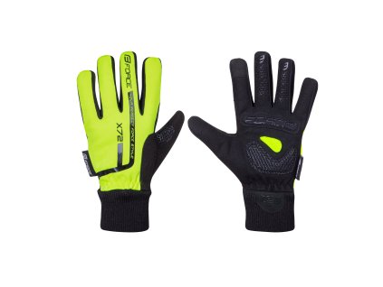 Rukavice zimní Force KID X72, fluo (Velikost L)