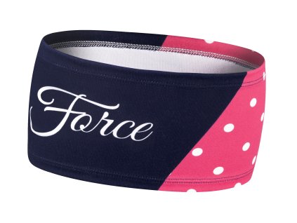 Čelenka Force FIT POINTS sport zúžená, růž-mod (Velikost UNI)