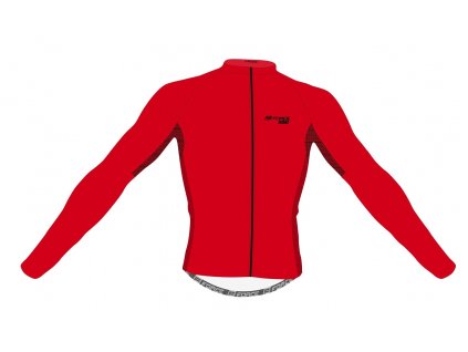 Dres Force PURE dlouhý rukáv, červený (Velikost L)