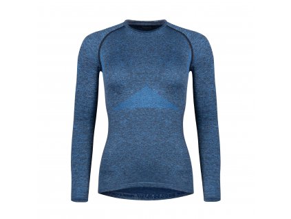 Triko funkční Force SOFT LADY dl. rukáv, modré M-L (Velikost L)