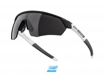Brýle Force ENIGMA černo-bílé mat., černé sklo