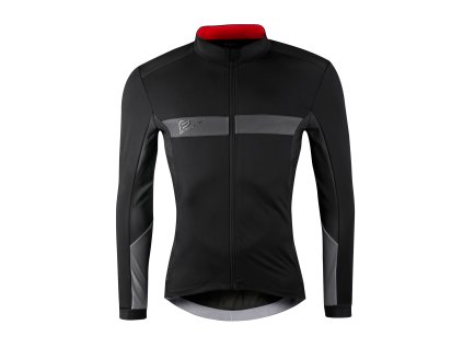 Zimní cyklistická bunda Force BRIGHT, černá (Velikost L)
