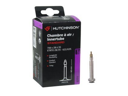 Duše HUTCHINSON 700x28/ 35 FV 48 mm, krabička