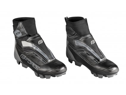 Tretry zimní Force MTB ICE21, černé (Velikost 37)