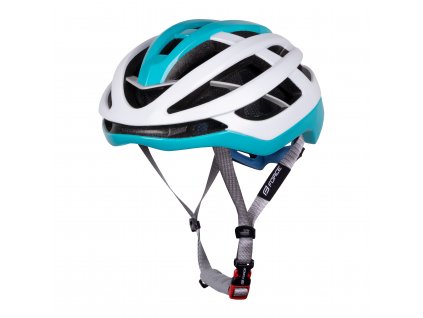 Přilba Force LYNX, bílo-tyrkysová, (Velikost S-M)