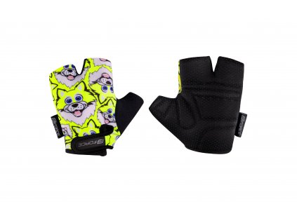 Rukavice Force WOLFIE KID, fluo