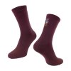Ponožky Force LOVE YOUR RIDE, vínová (Velikost S-M)