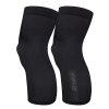 Návleky na kolena Force BREEZE pletené, černé (Velikost L)