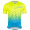 Dres Force MTB ANGLE kr. rukáv, fluo-modrý