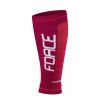 Návleky na nohy Force COMPRESS, bordó-červené (Velikost S-M)