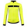 Bunda Force FROST LADY softshell zimní, fluo-černá (Velikost L)