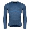 Triko funkční Force SOFT dlouhý rukáv, modré M-L (Velikost L)