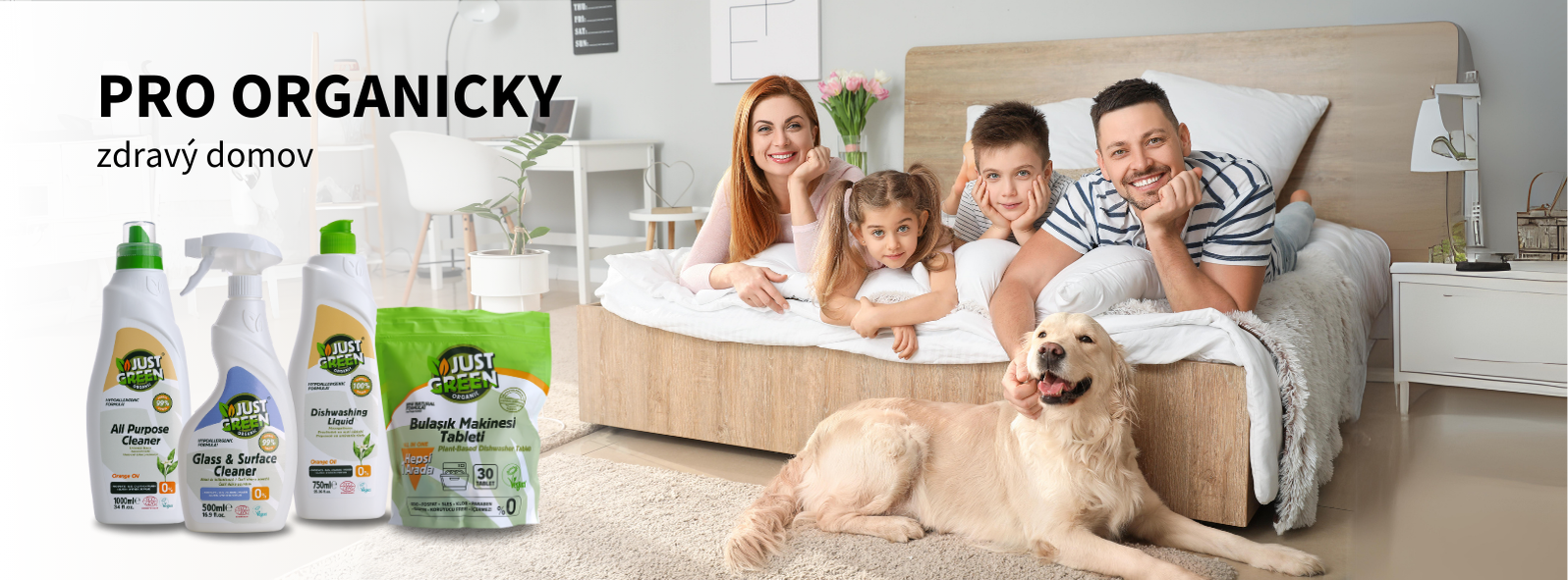 Organicky zdravý domov s Just Green Organic