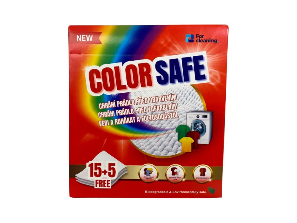 Ubrousky ColorSafe pro barevné prádlo, 20 ks