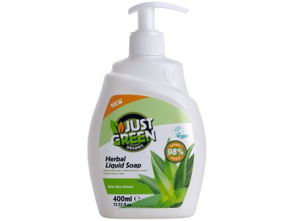 Organické tekuté mýdlo Aloe vera, 400 ml