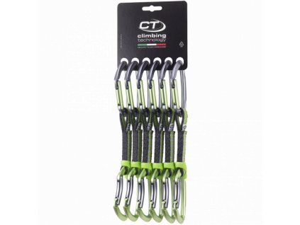 Climbing Technology Lime Set NY Green/Grey 12 cm 6pack