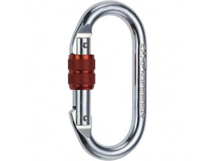 Ocelová oválná karabina CAMP Steel Oval Screw gate