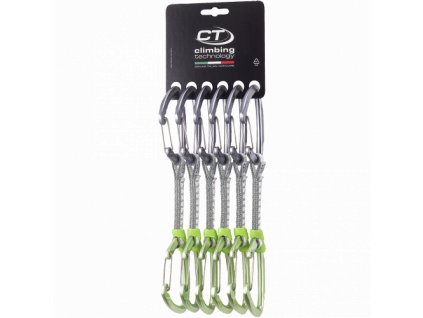 Climbing Technology Lime Wire DY Green/Grey 12 cm 6pack
