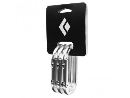 Black Diamond Oval Keylock 3 Pack