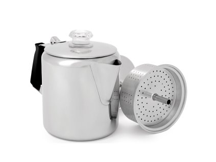 Perkolátor GSI Outdoors Glacier Stainless Percolator 0.4l