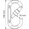 Oválná karabina CAMP Oval Compact Lock