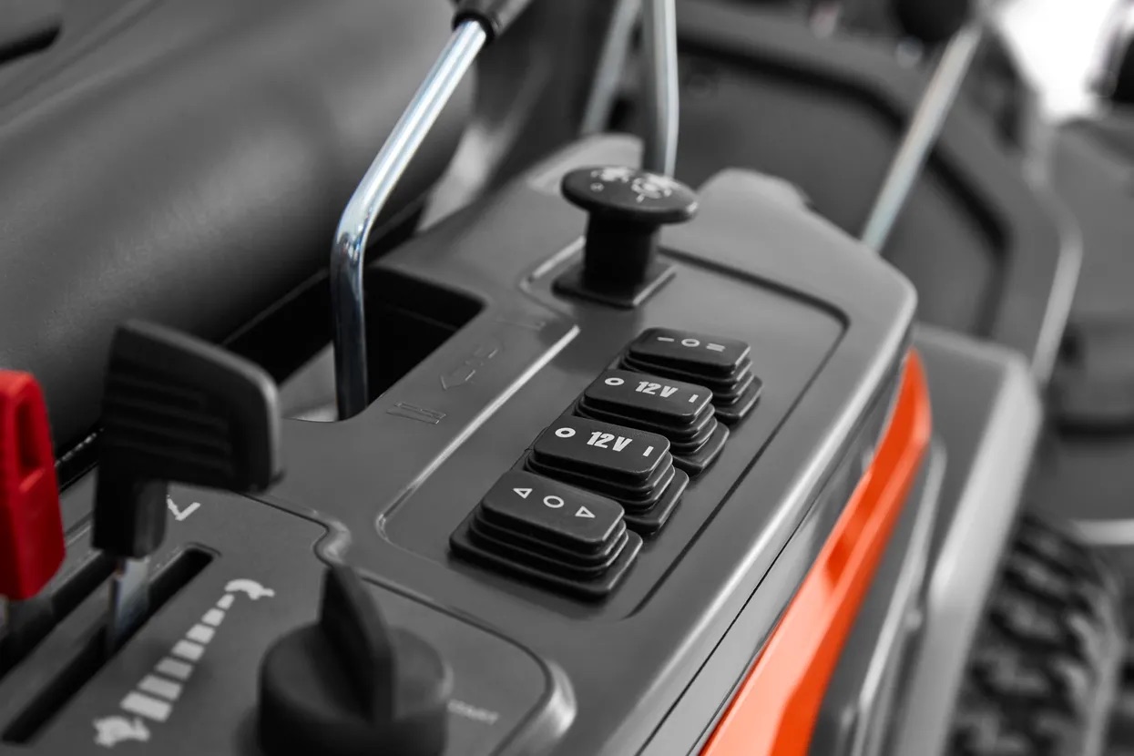 Panel s ovládacími prvky