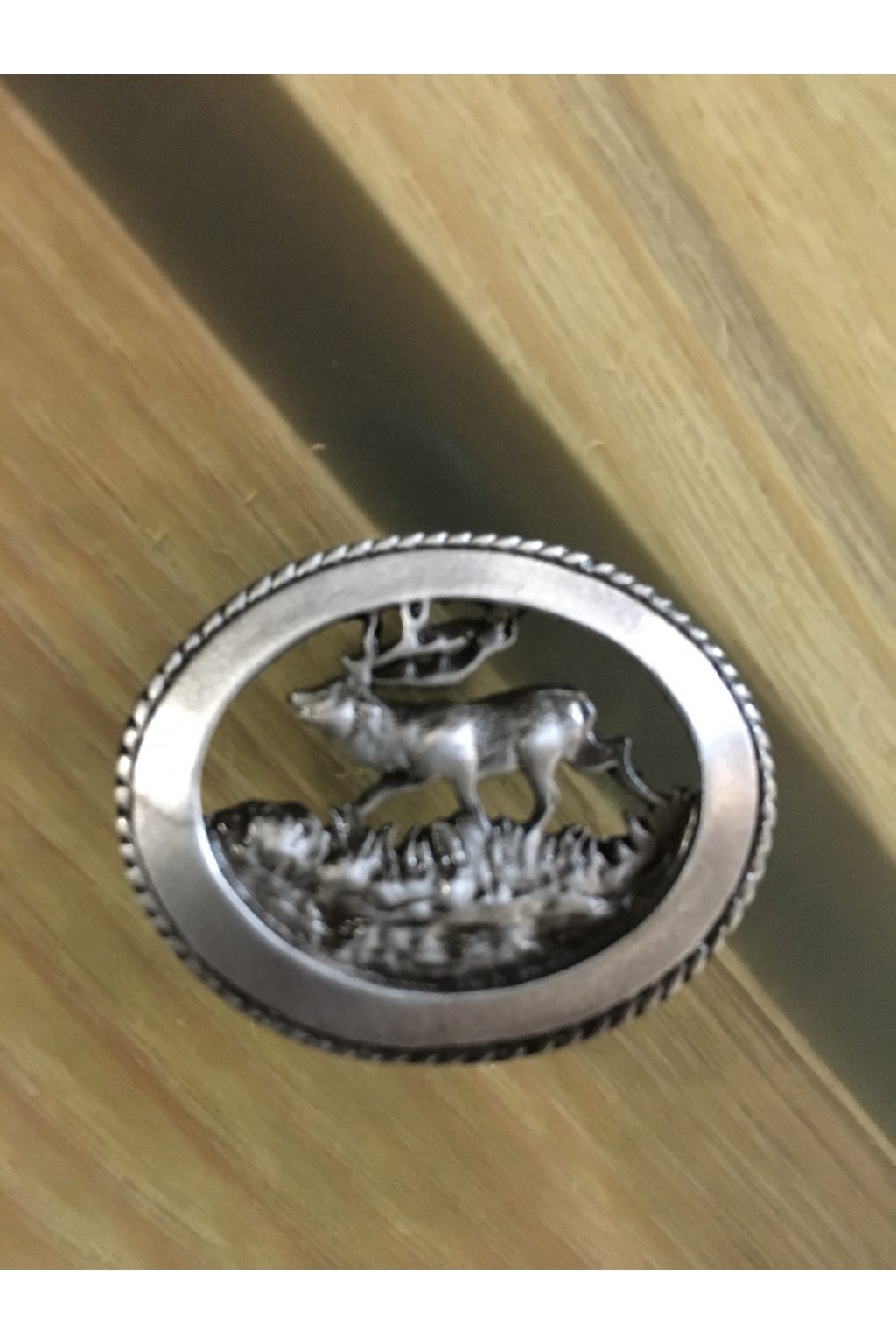 Odznak - jelen stříbrný