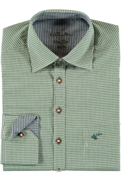 ORBIS - košile pánská zelená s dl.rukávem (2857)