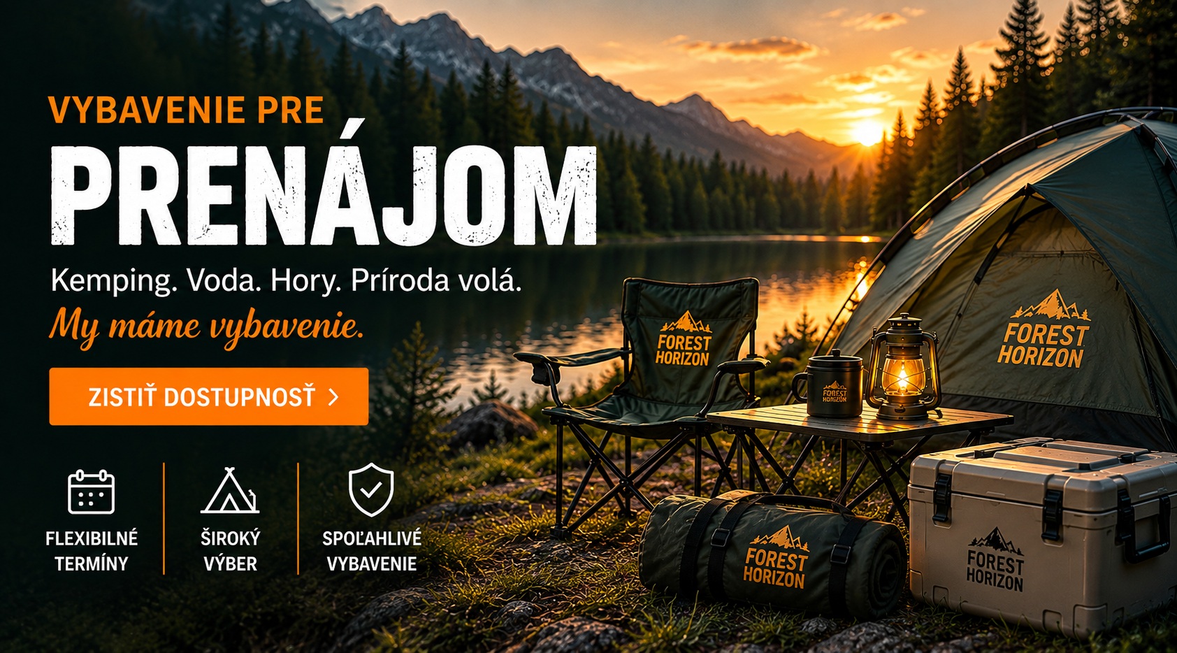 Vybavenie pre prenájom