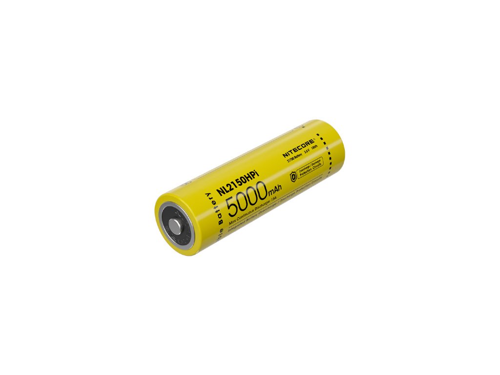 Akumulátor NITECORE 21700 Series HPR Li-ion battery 5000mAh USB-C charging port