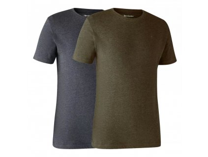 Poľovnícke tričká DEERHUNTER Basic 2 pack T Shirt 01 výsledok