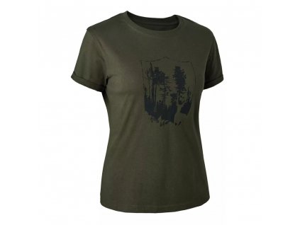 Dámske tričko DEERHUNTER Lady T shirt with Shield 01 výsledok